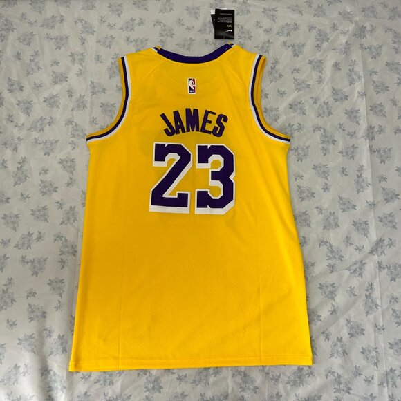 NBA Los Angeles Lakers Icon Edition Nike Jersey James #23 Jersey - Picture 6 of 6